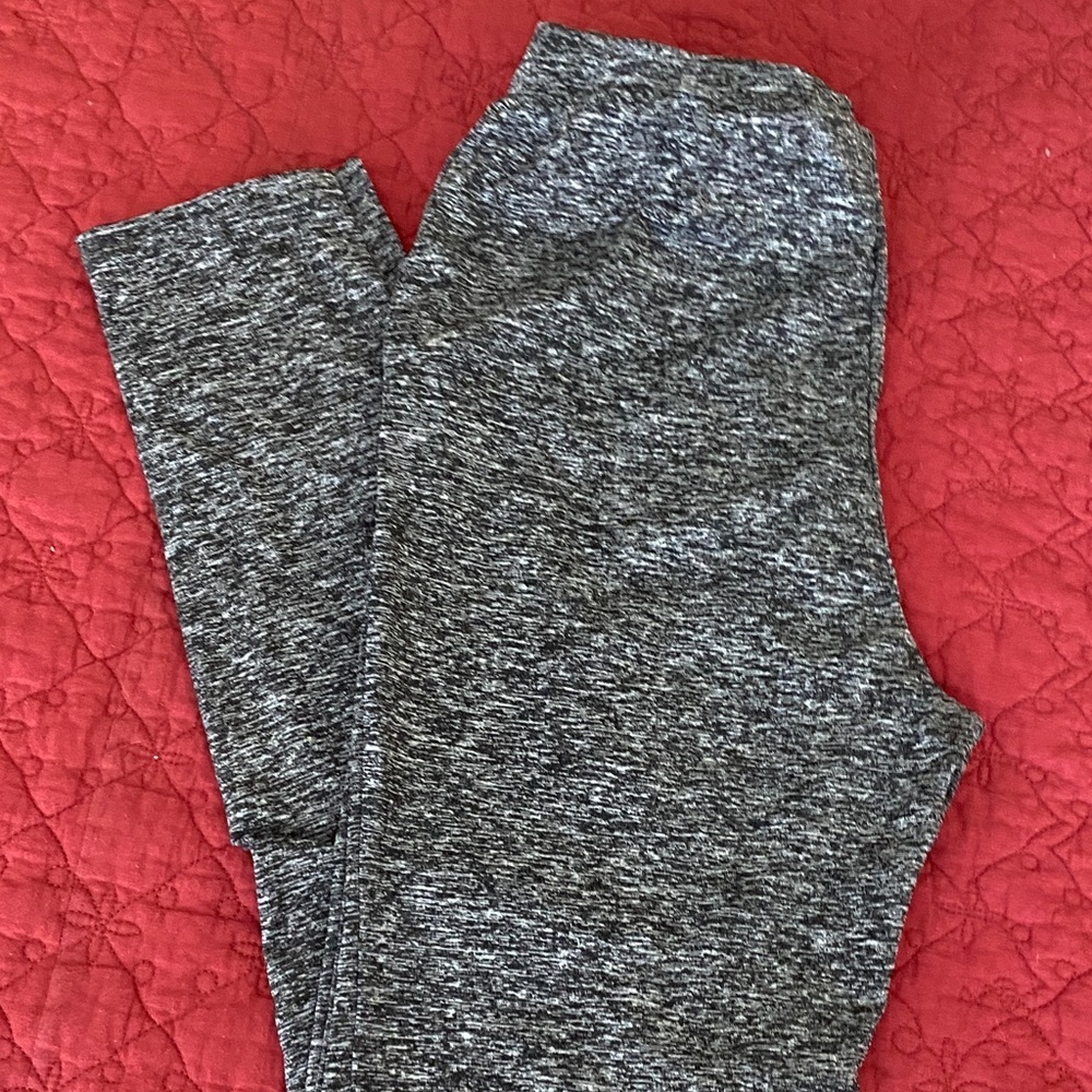 SHEIN Charcoal Heathered Leggings